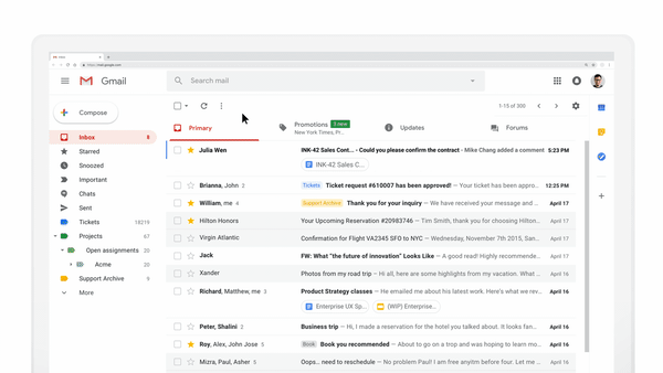 Gmail’in dinamik e-postaları 2 Temmuz’da tüm kullanıcılara yayılıyor
