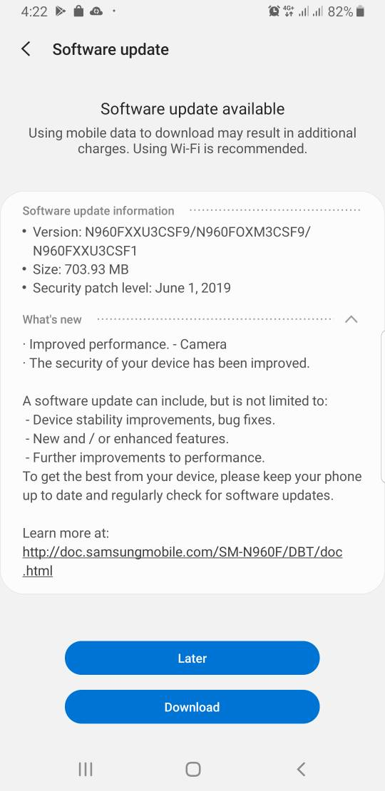Samsung Note 9 Kamera Gece Modu