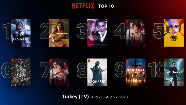 Netflix Türkiye'de Haftanın En Popüler Dizileri Belli Oldu!