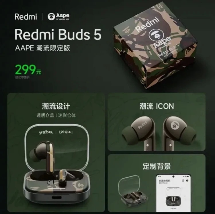 Redmi Buds 5 Resmen Duyuruldu: Aktif Gürültü Engelleme, 40 Saatlik Pil Ömrü ve Cazip Fiyat Etiketi!