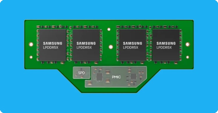 Samsung, Dünyanın İlk LPCAMM Belleğini Tanıttı:  Yüzde 60 Daha Küçük Alanda 128GB Kapasite!