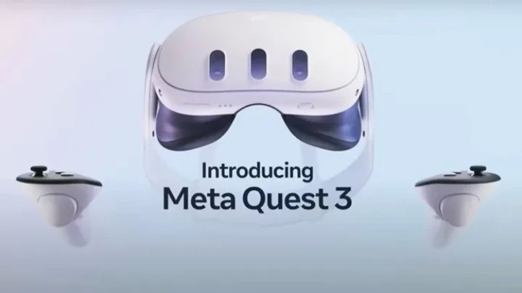 Vision Pro'ya Rakip Geliyor: Sanal ve Karma Gerçeklik Başlığı Meta Quest 3 Piyasada!