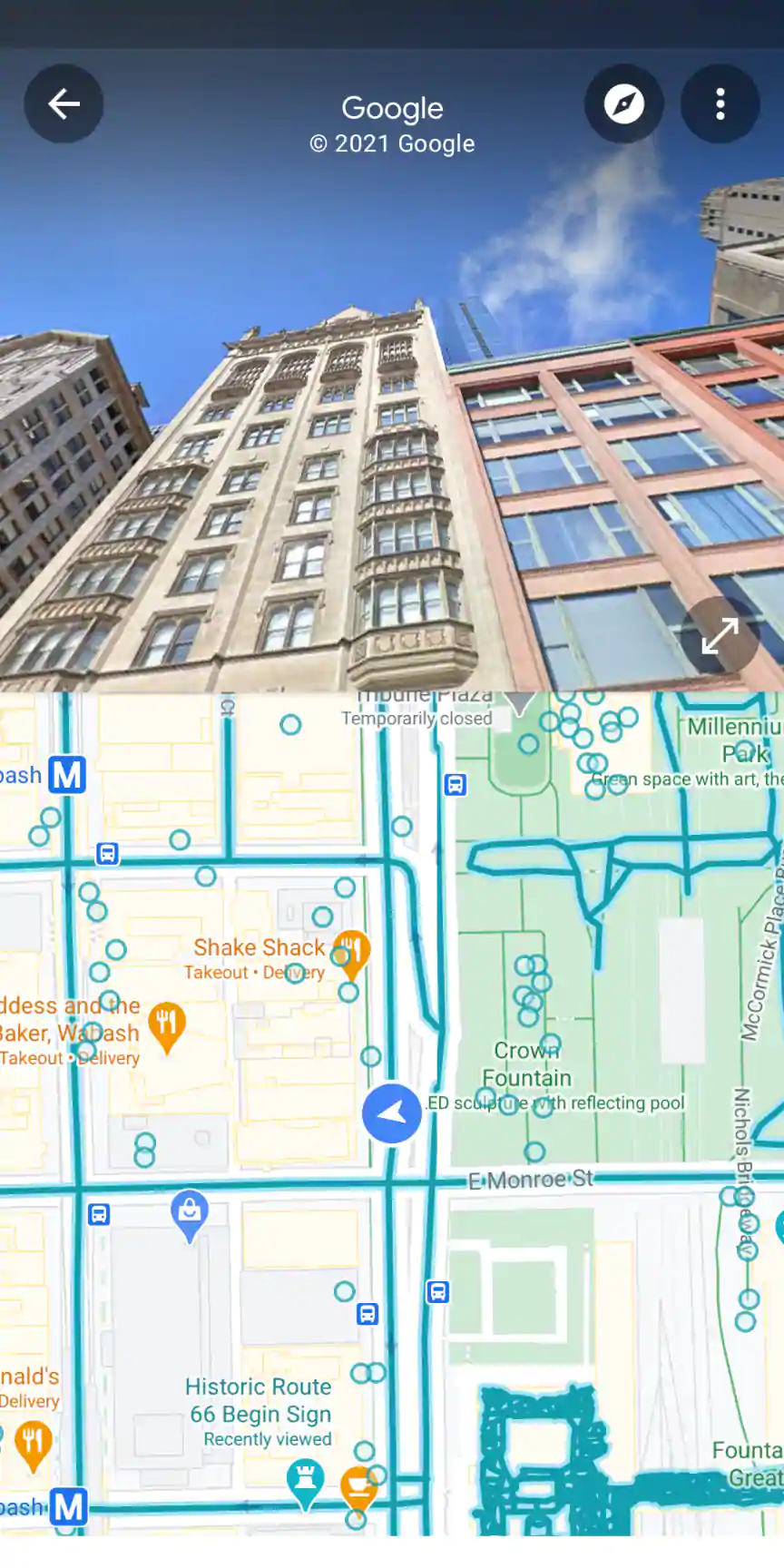 Google Haritalar Sokak Görünümü, Android'de bölünmüş ekran kullanıcı arayüzüne kavuşuyor