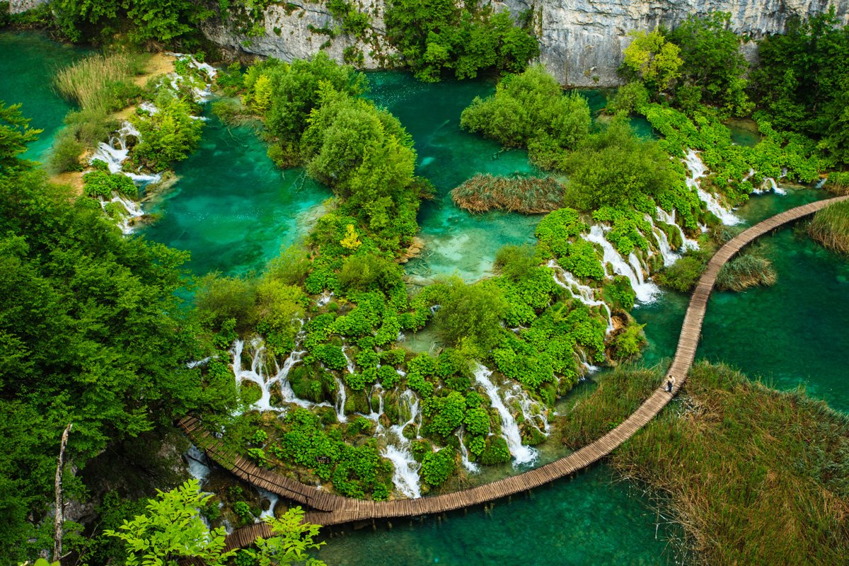 Hırvatistan'ın Plitvice Gölleri Milli Parkı