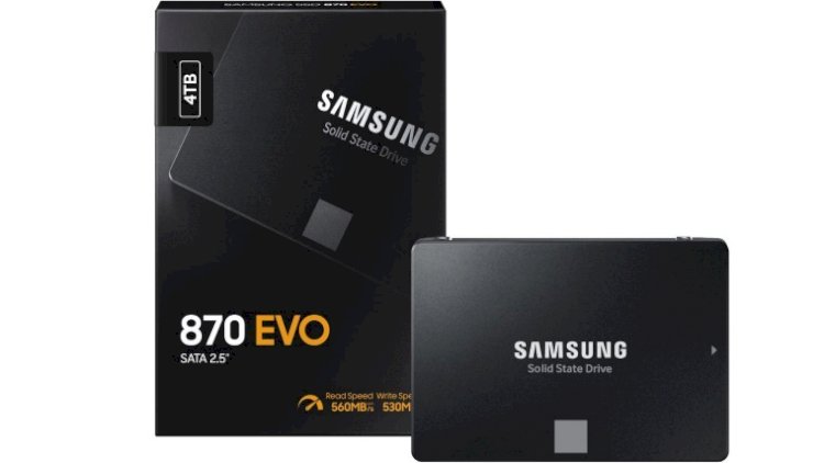Samsung, 870 Evo SATA SSD'yi daha yüksek hızlarla tanıttı