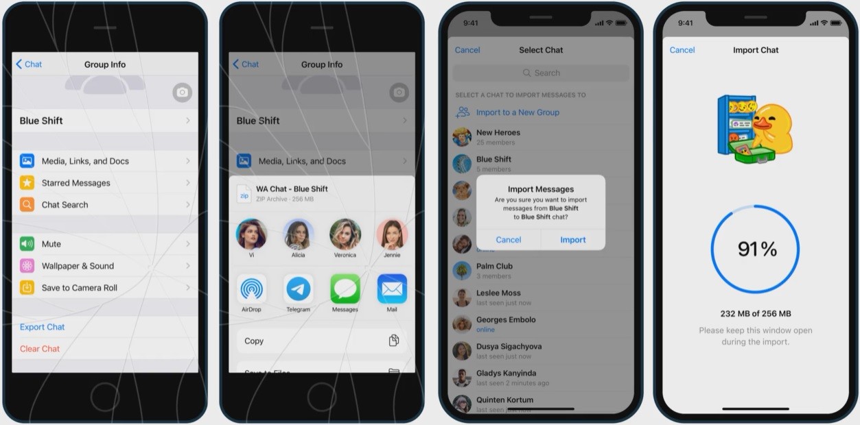 WhatsApp Sohbet Geçmişini Android ve iOS'ta Telegram'a Nasıl Aktarırım?