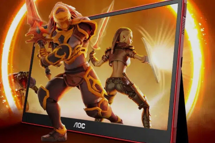 aoc oyunculara ozel tasinabilir monitorunu tanitti8178