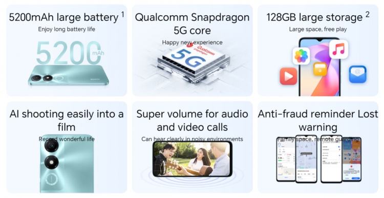 Honor Play 40S Snapdragon 480+ SoC ile Çin'de Piyasaya Sürüldü!