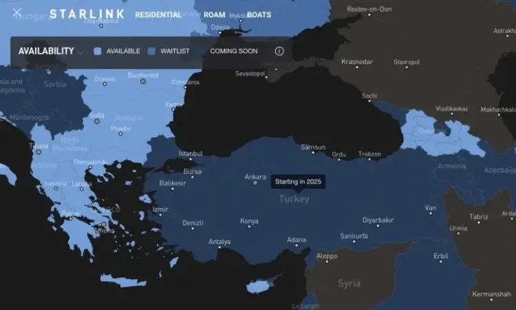 Starlink’in Türkiye Gelişi 2025’e Ertelendi: İşte Detaylar